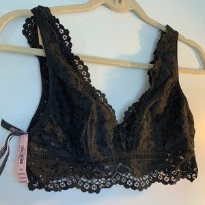 NWT Black Lace Bralette